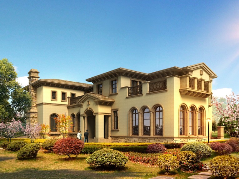 南浔·香墅湾石材幕墙效果图