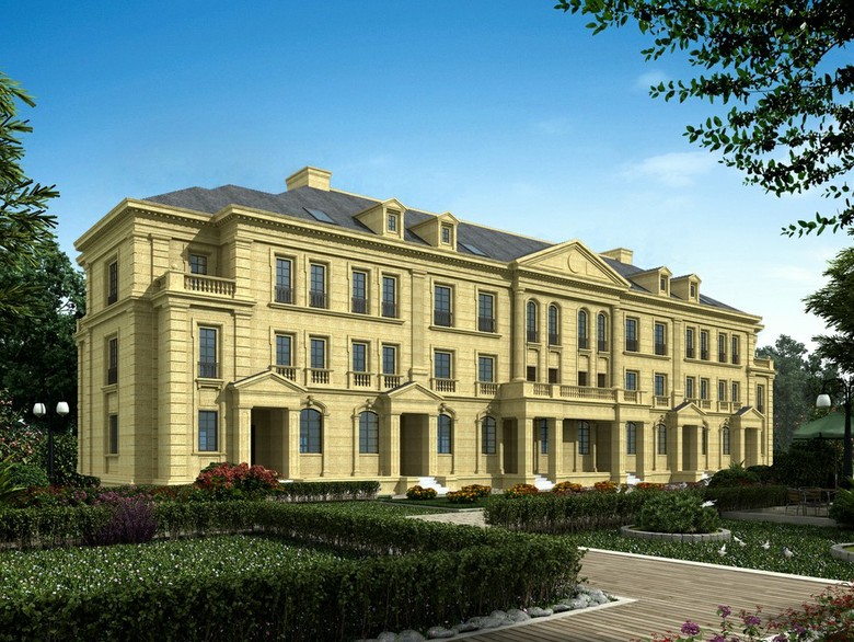 钱江君庭一期幕墙效果图