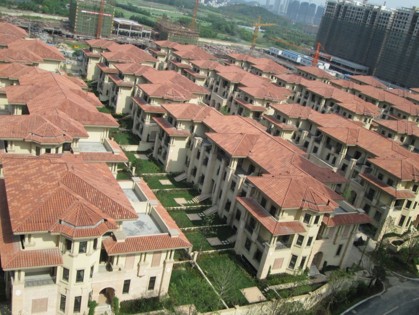 同城印象北区排屋外立面石材