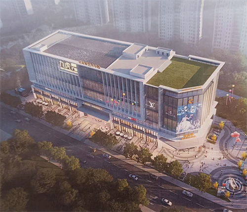 海宁九虎商贸广场幕墙工程