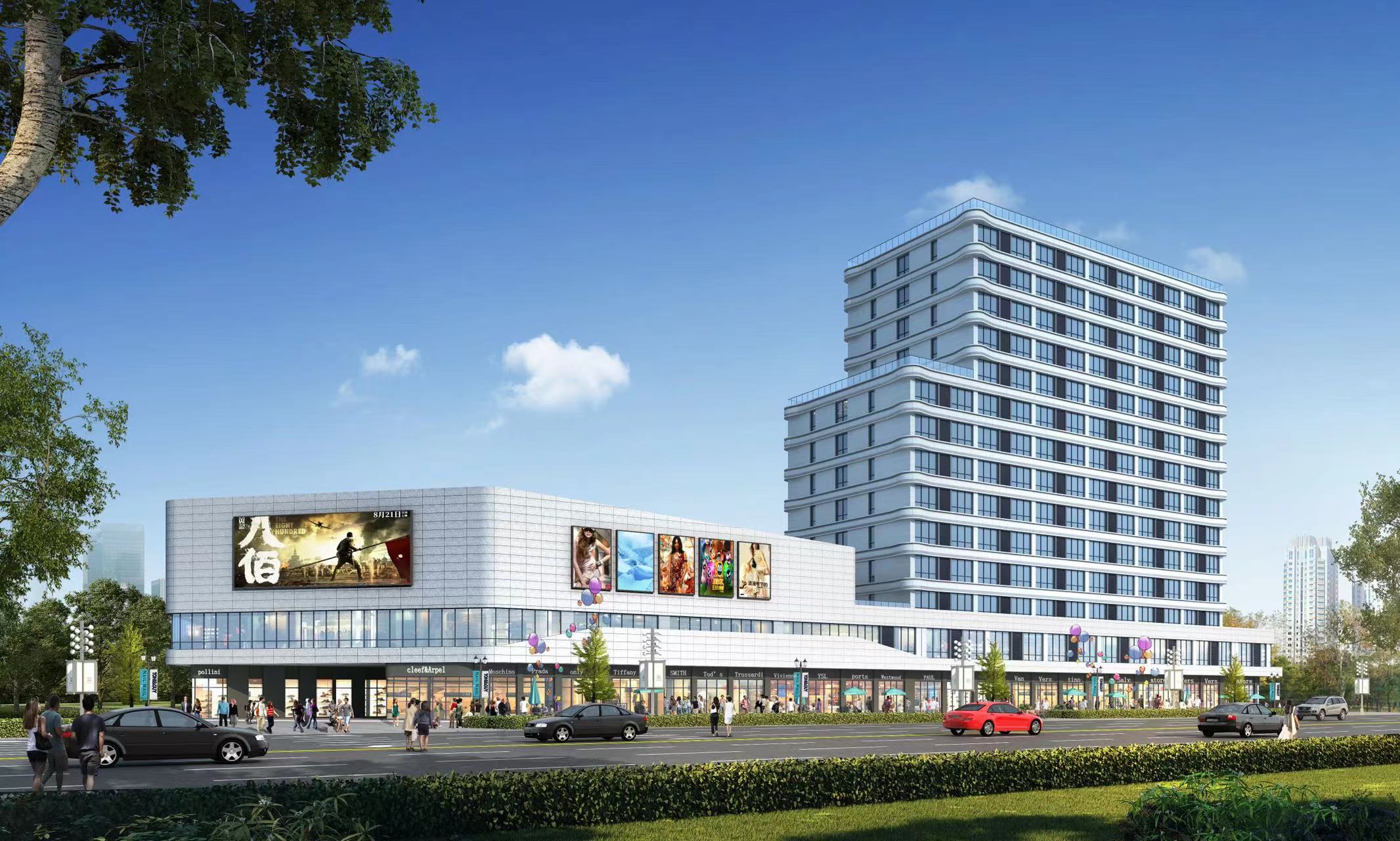 君和文旅中心（东区）外立面幕墙工程