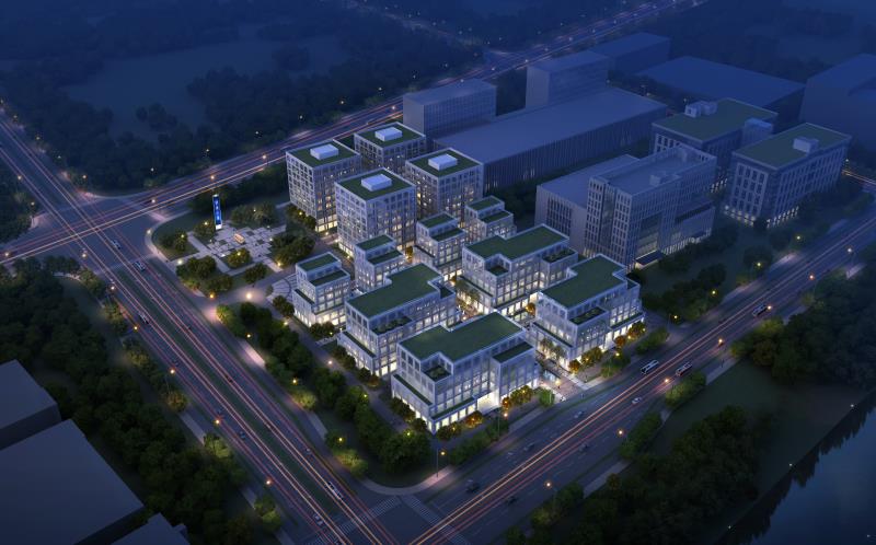 紫贝生命科技园玻璃幕墙项目