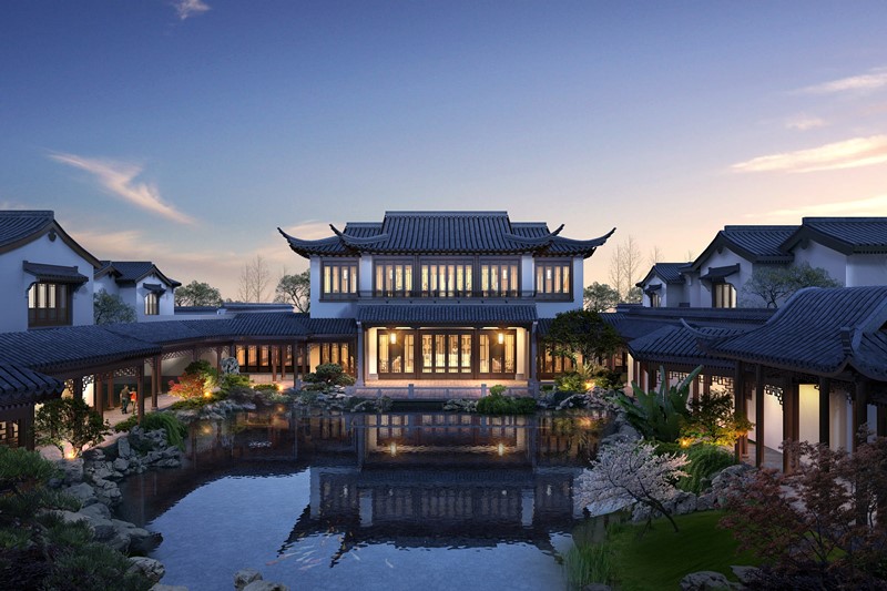 海宁万城玲珑府仿古铝板幕墙工程