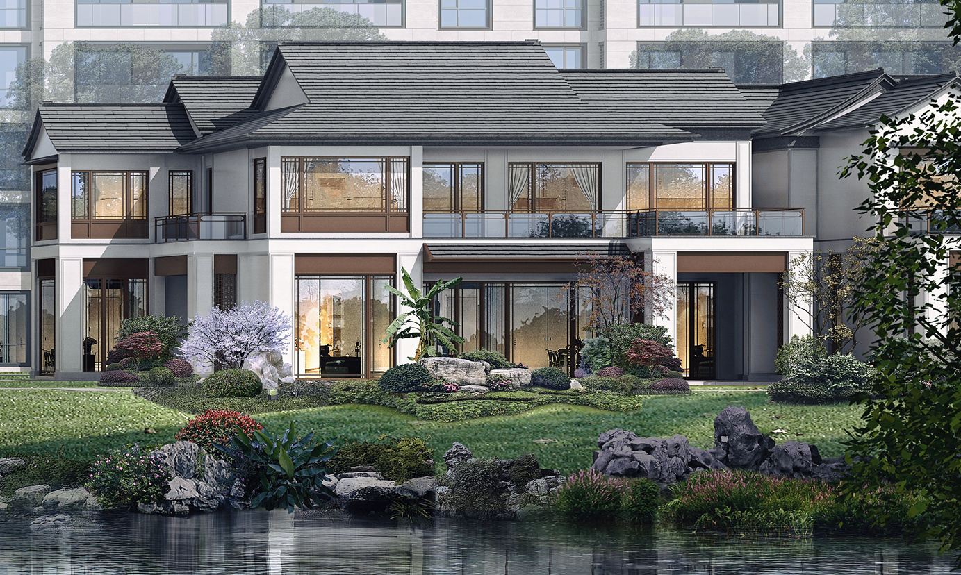 万商汇和园排屋幕墙工程